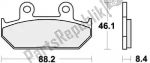 SBS 192600HS klocki hamulcowe 600hs spiekane klocki hamulcowe, - Dół