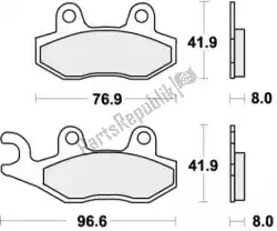 Here you can order the brake pad 611rq brake pads organic racing from SBS, with part number 192611RQ: