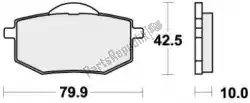 Here you can order the brake pad 616hf brake pads organic from SBS, with part number 192616HF: