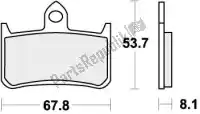 192622HS, SBS, Remblok 622hs brake pads sinter    , Nieuw