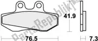 192652HF, SBS, Remblok 652hf brake pads organic    , Nieuw