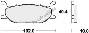 SBS 192663HS klocki hamulcowe 663hs spiekane klocki hamulcowe - Dół