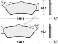 192674HF, SBS, Brake pad 674hf brake pads organic    , New