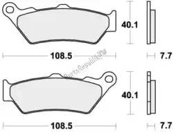 Here you can order the brake pad 674hs brake pads sinter from SBS, with part number 192674HS: