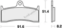 192676DC, SBS, Remblok 676dc brake pads organic racing    , Nieuw