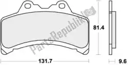 Here you can order the brake pad 682hf brake pads organic from SBS, with part number 192682HF: