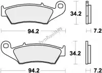 192694HF, SBS, Remblok 694hf brake pads organic    , Nieuw