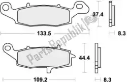 Here you can order the brake pad 705hs brake pads sinter from SBS, with part number 192705HS: