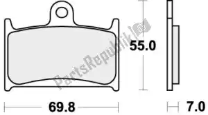 SBS 192714HS pastiglie freno 714hs pastiglie freno sinterizzate - Il fondo