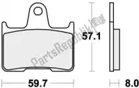 192715LS, SBS, Klocki hamulcowe 715ls spiekane klocki hamulcowe    , Nowy