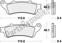 Here you can order the brake pad 722ls brake pads sinter from SBS, with part number 192722LS: