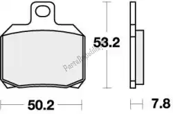 remblok 730ls brake pads sinter van SBS, met onderdeel nummer 192730LS, bestel je hier online:
