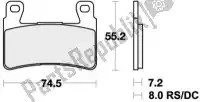 192734DC, SBS, Pastiglie freno 734dc pastiglie freno organiche racing    , Nuovo