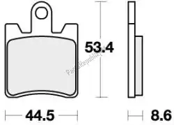 Here you can order the brake pad 740hs brake pads sinter from SBS, with part number 192740HS: