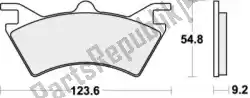 Here you can order the brake pad 757ats brake pads sinter from SBS, with part number 192757ATS: