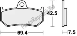 Here you can order the brake pad 763ls brake pads sinter from SBS, with part number 192763LS: