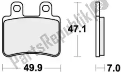 remblok 773hf brake pads organic van SBS, met onderdeel nummer 192773HF, bestel je hier online: