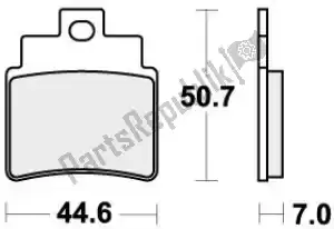 SBS 192775HF pastiglie freno 775hf pastiglie freno organiche - Il fondo