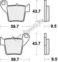 192777CS, SBS, Pastiglie freno 777cs pastiglie freno organiche    , Nuovo