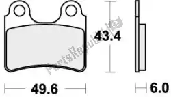 Here you can order the brake pad 802rsi brake pads sinter racing from SBS, with part number 192802RSI: