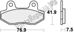 remblok 814hf brake pads organic van SBS, met onderdeel nummer 192814HF, bestel je hier online: