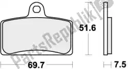 remblok 821hs brake pads sinter van SBS, met onderdeel nummer 192821HS, bestel je hier online: