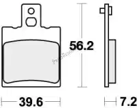 192824RQ, SBS, Remblok 824rq brake pads organic racing    , Nieuw