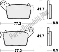 192834LS, SBS, Remblok 834ls brake pads sinter    , Nieuw