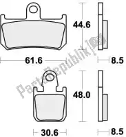 192839DC, SBS, Brake pad 839dc brake pads organic racing    , New