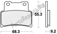 192844HF, SBS, Remblok 844hf brake pads organic    , Nieuw