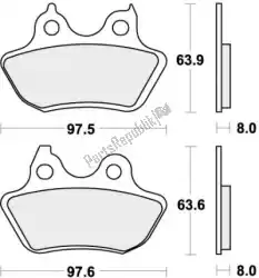 Here you can order the brake pad 846h. Ls brake pads sinter from SBS, with part number 192846HLS: