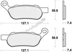 Here you can order the brake pad 854h. Ls brake pads sinter from SBS, with part number 192854HLS: