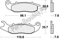 192859HF, SBS, Brake pad 859hf brake pads organic    , New