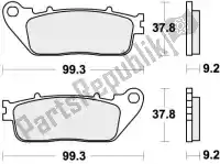 192862LS, SBS, Klocki hamulcowe 862ls spiekane klocki hamulcowe    , Nowy