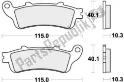 remblok 880ls brake pads sinter van SBS, met onderdeel nummer 192880LS, bestel je hier online: