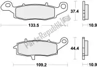 192886LS, SBS, Remblok 886ls brake pads sinter    , Nieuw