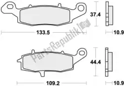 Qui puoi ordinare pastiglie freno 886ls pastiglie freno sinterizzate da SBS , con numero parte 192886LS: