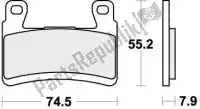 192894HS, SBS, Remblok 894hs brake pads sinter    , Nieuw