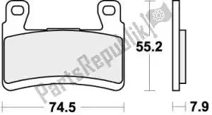 SBS 192894DC klocek hamulcowy 894dc klocki hamulcowe organiczne wy?cigi - Dół