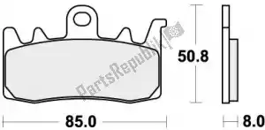 SBS 192900DC pastilha de freio 900dc pastilhas de freio de corrida orgânica - Lado inferior