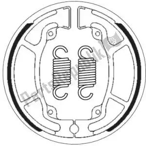 SBS 1912208 schoen 2208 brake shoes - Onderkant