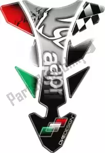 PRINT 60817954 tank pad aprilia - Bottom side