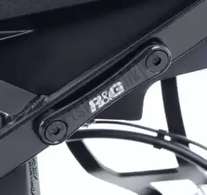 R&G 41211002 acc rear footrest plate, black - Bottom side