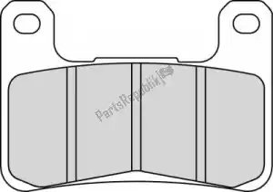 FERODO 0952178Z remblok fdb2178zrac brake pads sinter racing - Onderkant