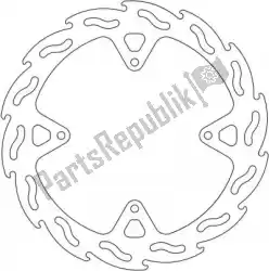 Here you can order the disc 110646, flame fixed disc 230 from Moto Master, with part number 6200110646: