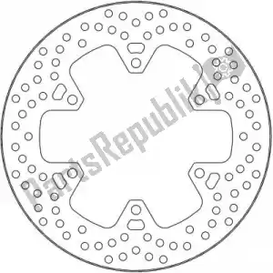 MOTO MASTER 6218110648 disc 110648, halo fixed disc 245 - Bottom side