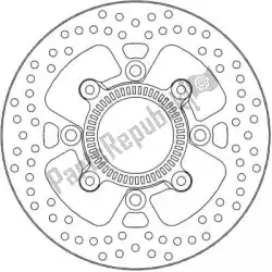 Aqui você pode pedir o disco 110650, disco fixo halo 250 em Moto Master , com o número da peça 6218110650: