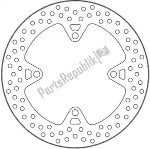 MOTO MASTER 6218110679 schijf 110679, halo fixed disc 250 - Onderkant