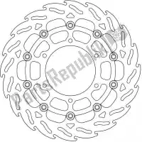 6215112249, Moto Master, Disco 112249, disco de alumínio flutuante de chama 310    , Novo