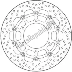 Ici, vous pouvez commander le disque 112250, disque alu flottant halo 310 auprès de Moto Master , avec le numéro de pièce 6221112250: